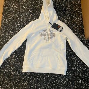 Harley-Davidson White Pullover Sweater